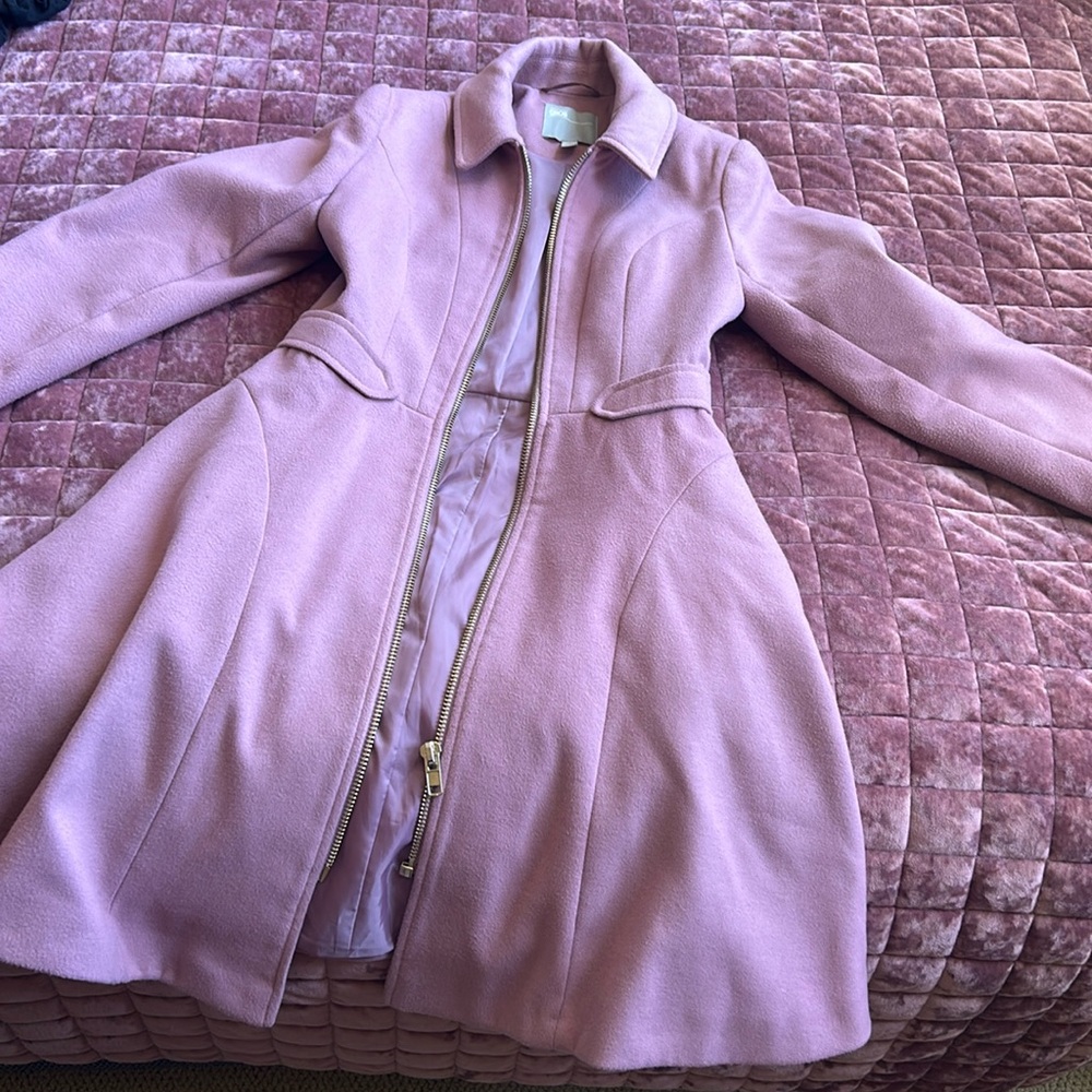 ASOS coat size 0 us work twice , warm and comfy